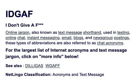 idgaf meaning in chat|idgaf full form in chat.